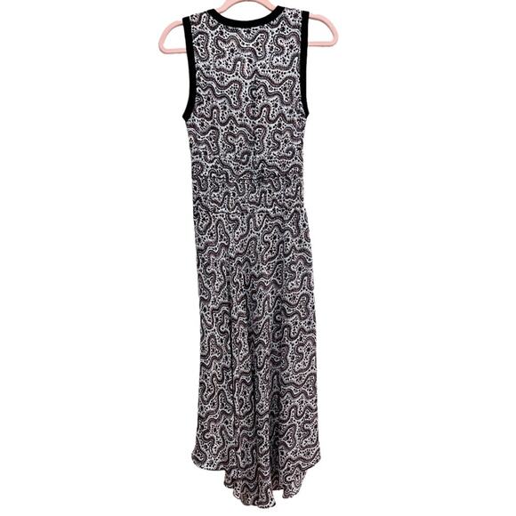 A.L.C. Sandra 100%‎ Silk Cutout Floral Patterned Midi Dress Size 2 - Picture 15 of 16